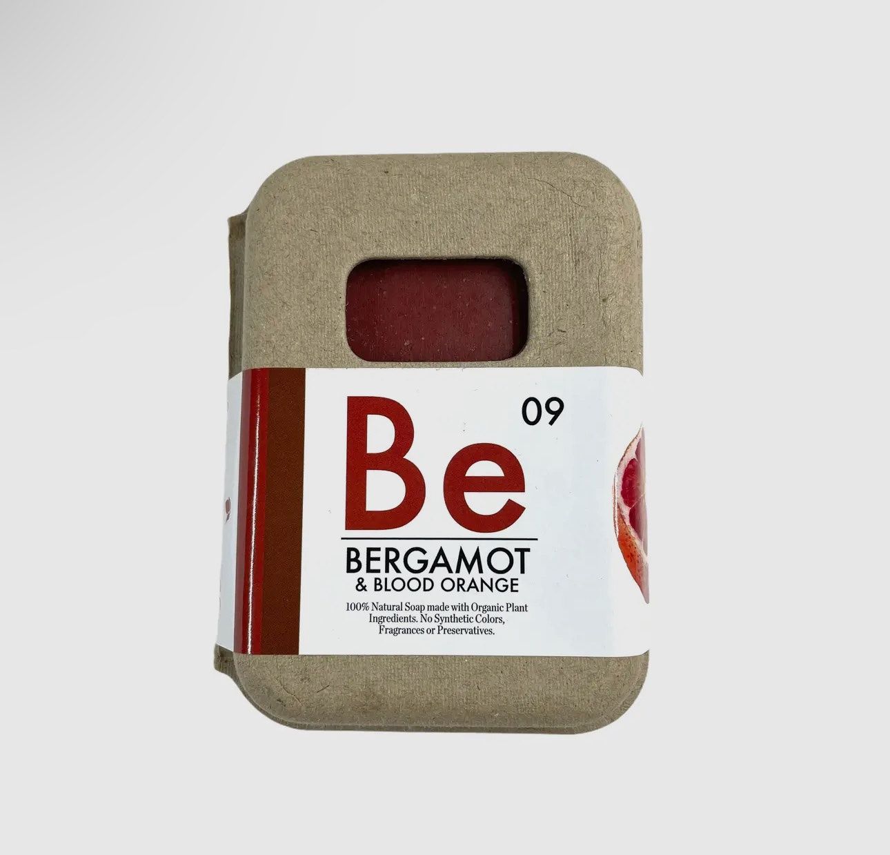 Organic Soap, Colour: Bergamot Blood Orange