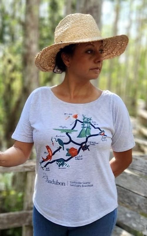 T-Shirt - Ladies Boardwalk Map