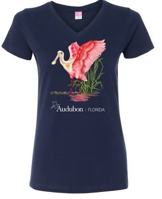 T-Shirt - Spoonbill V-Neck