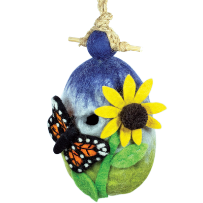 Felt Birdhouses