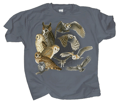 T- Shirt  - Night Owl, Size: S