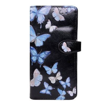 Wallet - Butterflies, Color: Black