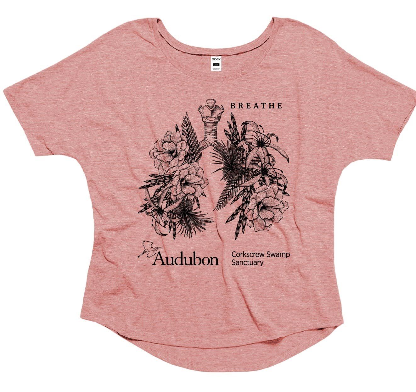 Ladies T-Shirt - Lungs, Size: S