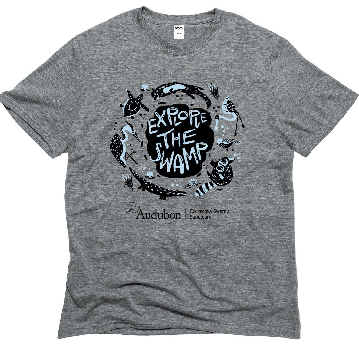 T-Shirt Youth - Explore the Swamp, Size: XS
