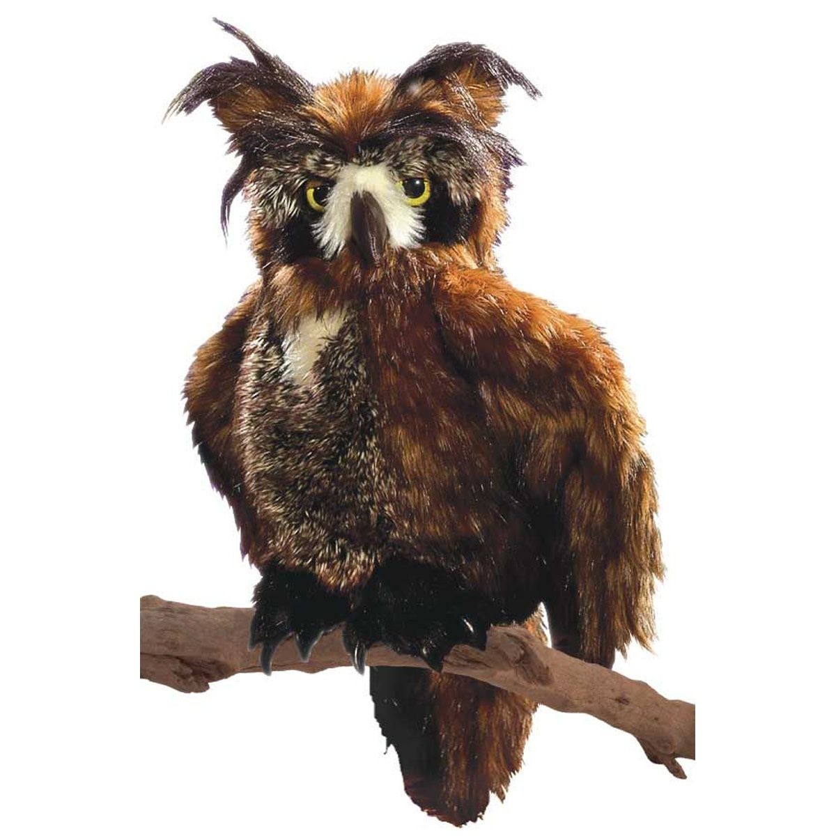 Plush Owl Puppet, Design: Great Horned