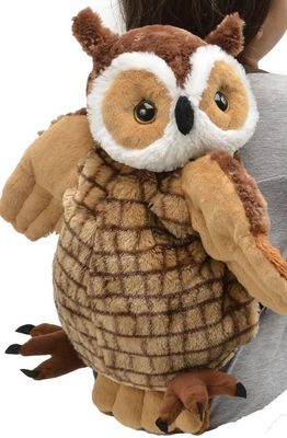 Plush Owl Backpack