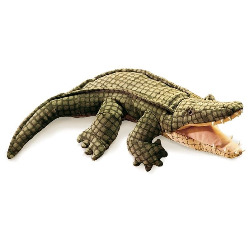 Plush Puppet -  Alligator