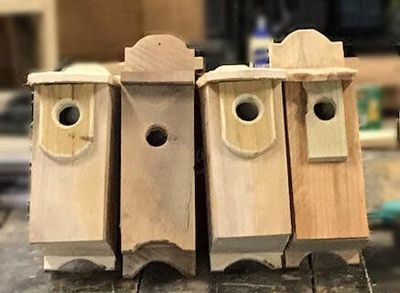 Wooden Handcrafted Birdhouses Small