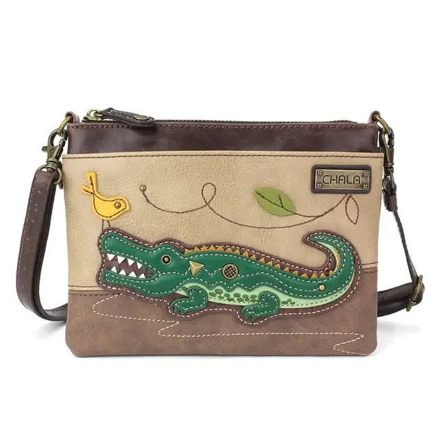 Mini  Alligator Cross-Body Bag