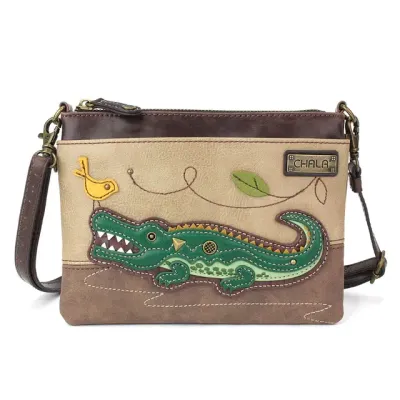 Mini  Alligator Cross-Body Bag
