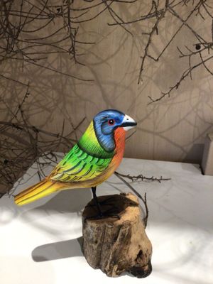 Painted Bunting Figurine