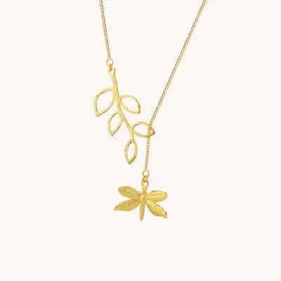 Necklace - Dragonfly Gold