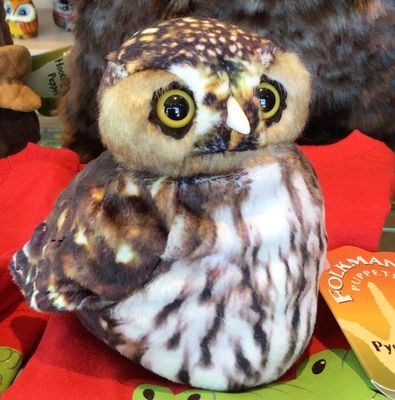 Plush Puppet -  Pygmy Owl