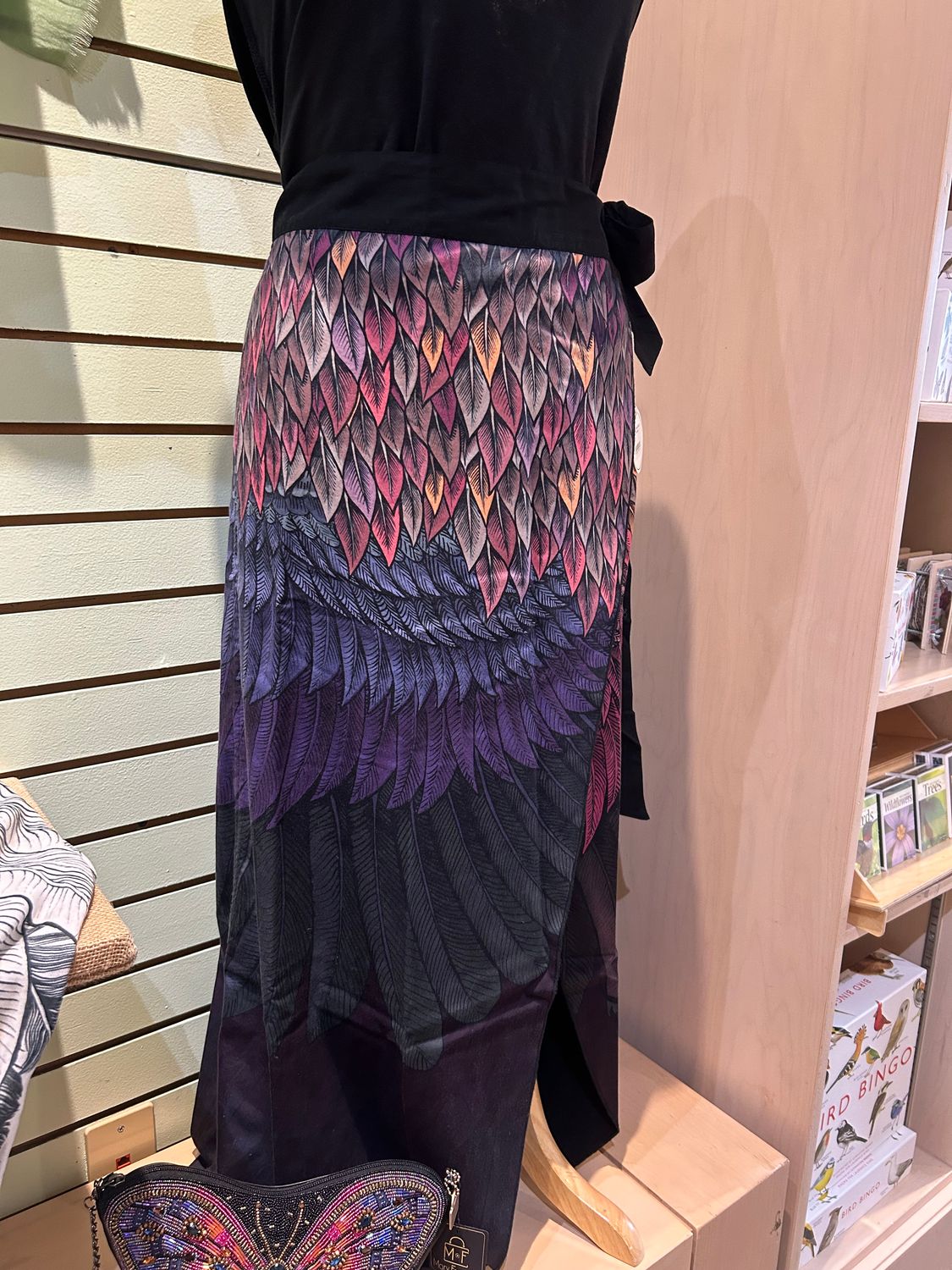 Wrap Skirt Purple Wings