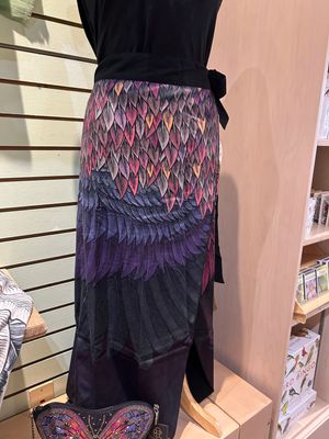 Wrap Skirt Purple Wings