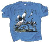 T-Shirt  - Florida Birds, Size: M
