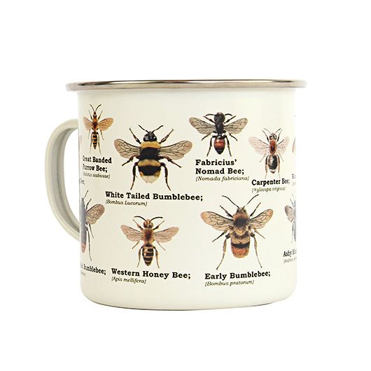 Enamel Mugs, Design: Bee