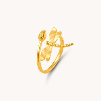 Ring - Gold Dragonfly Adjustable