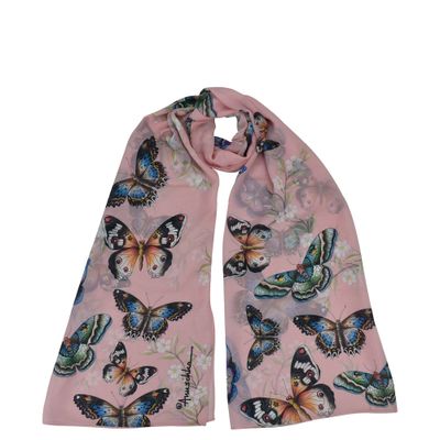Scarf - Chiffon Butterflies