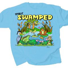 T-Shirt - Youth Totally Swamped, Size: M