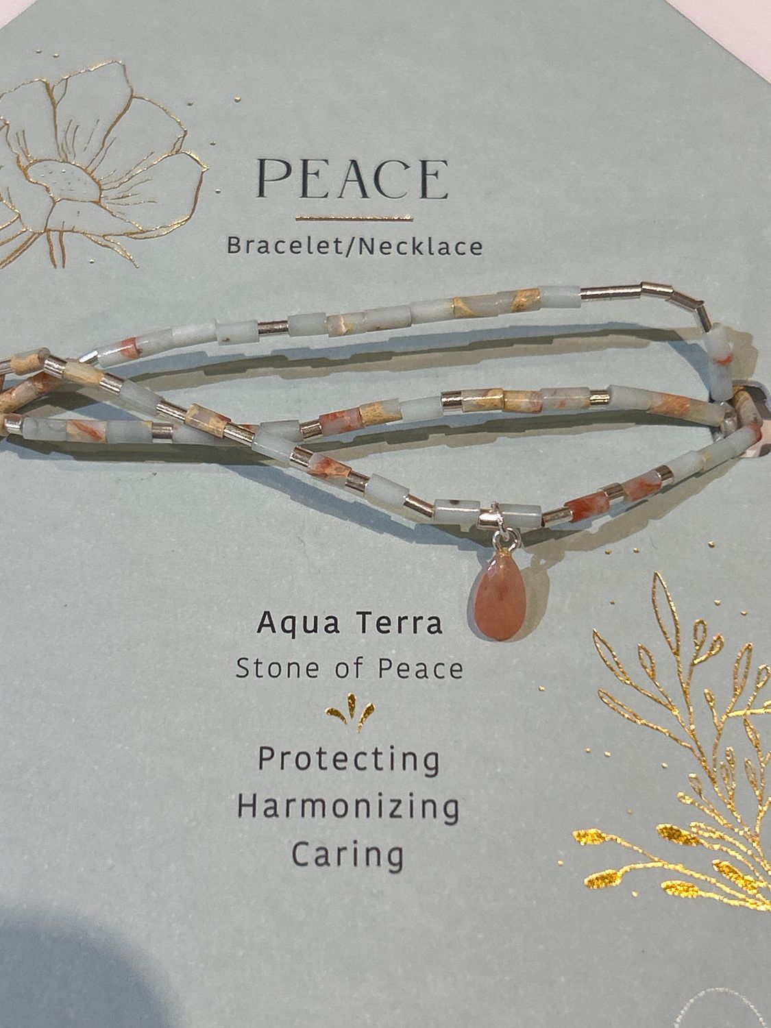 Bracelet/ Necklace - Aqua Terra
