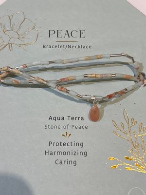 Bracelet/ Necklace - Aqua Terra