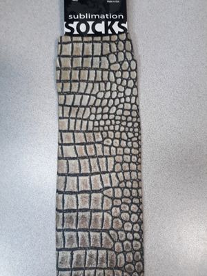 Adult Socks -Alligator Pattern