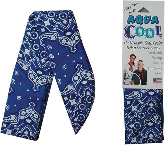 Aqua Cool Blue Bandana