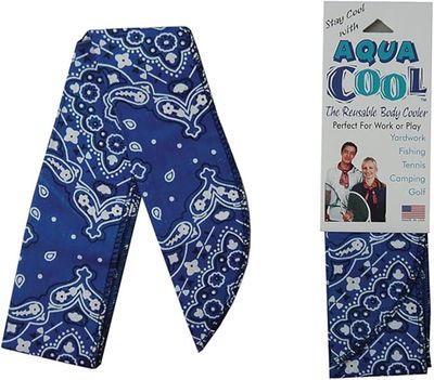 Aqua Cool Blue Bandana