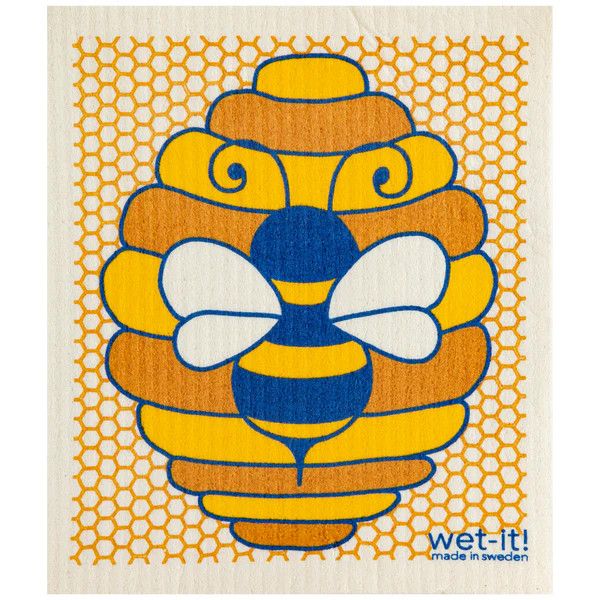 Biodegradable Dish Cloths, Design: Bee