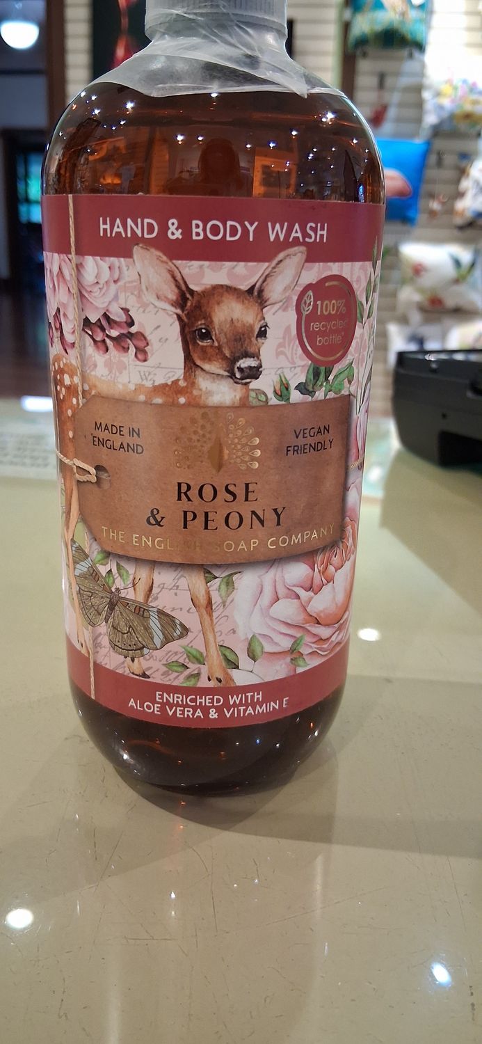Soap - Hand and Body Rose/Peony 500ml
