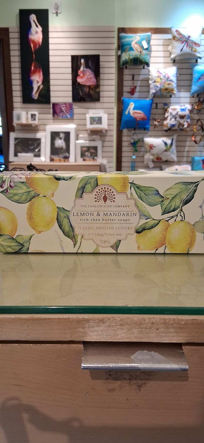 Luxury Soap Gift Box, Design: Lemon/Mandarin