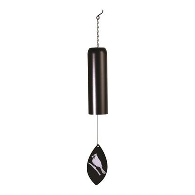 Wind Chime -  Tubular Metal with Cardinal