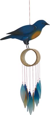 Wind Chime - Blue Bird Glass