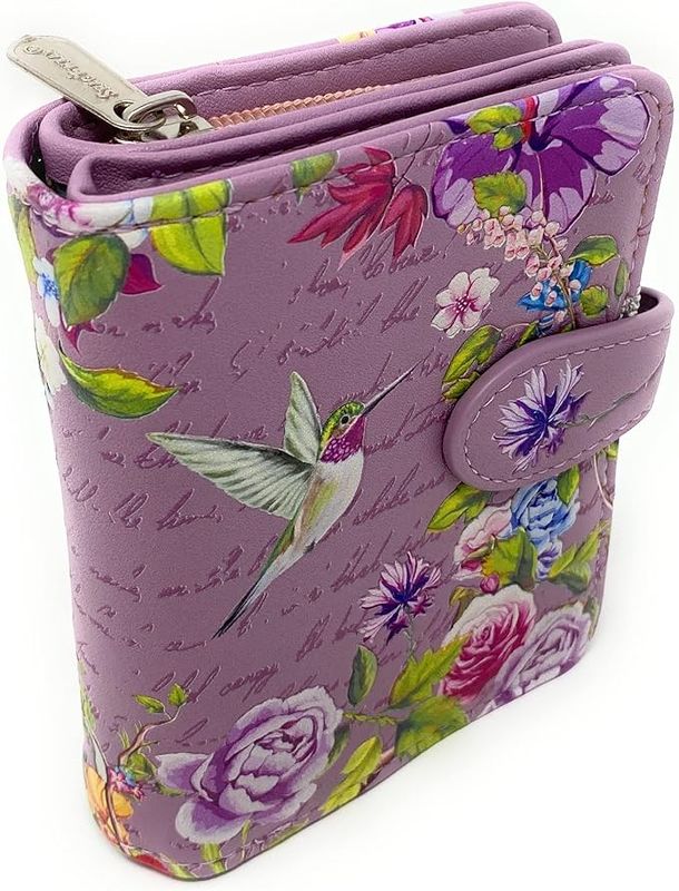 Wallet  - Hummingbird Purple S