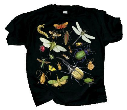 T-Shirt - Youth Glow Bugs, Size: Large