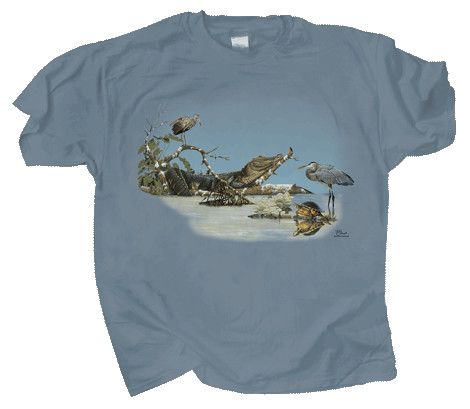 T-Shirt - Alligator Swamp, Size: Small