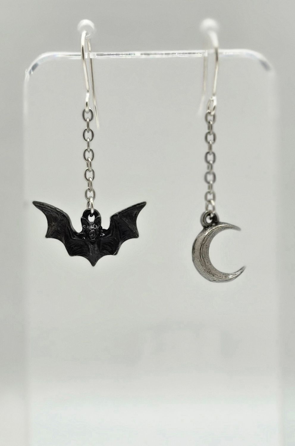 Earrings - Lunatious Bat Dropper