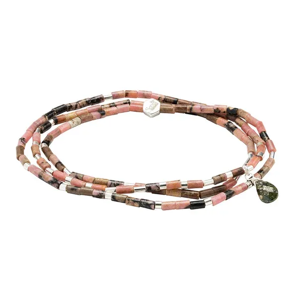 Bracelet/ Necklace - Rhodonite