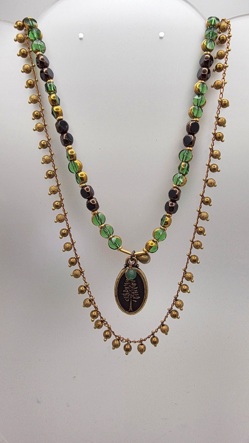 Necklace - Not All Who Wander 2394