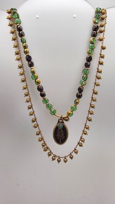 Necklace - Not All Who Wander 2394