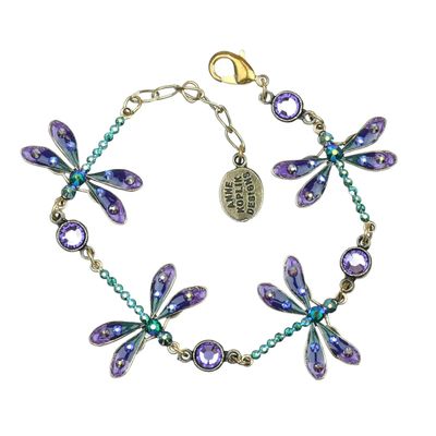 Bracelet - Crystal Dragonfly Charm