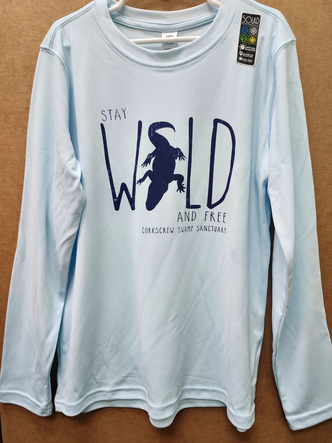 T-Shirt - Youth LS Wild Gator, Size: S