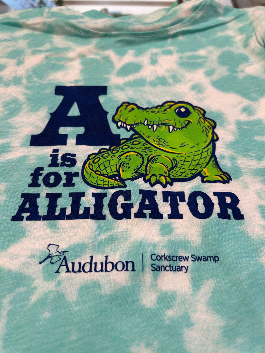 Youth T-Shirt - A is for Alligator, Size: 2T