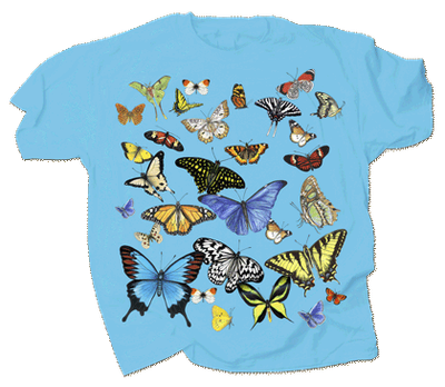 T-Shirt -  Youth Butterfly Glow