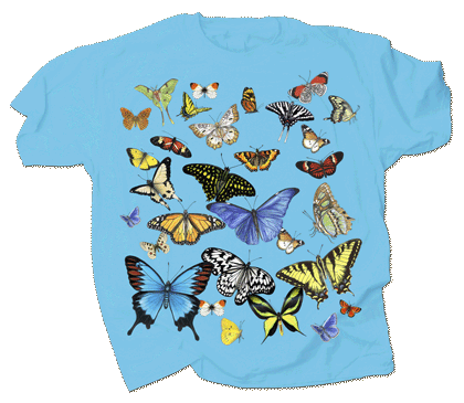 T-Shirt -  Youth Butterfly Glow