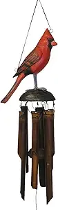 Wind Chime - Bamboo Cardinal