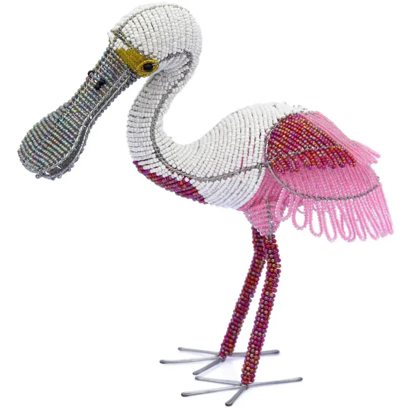 Figurine - Beaded Spoonbill