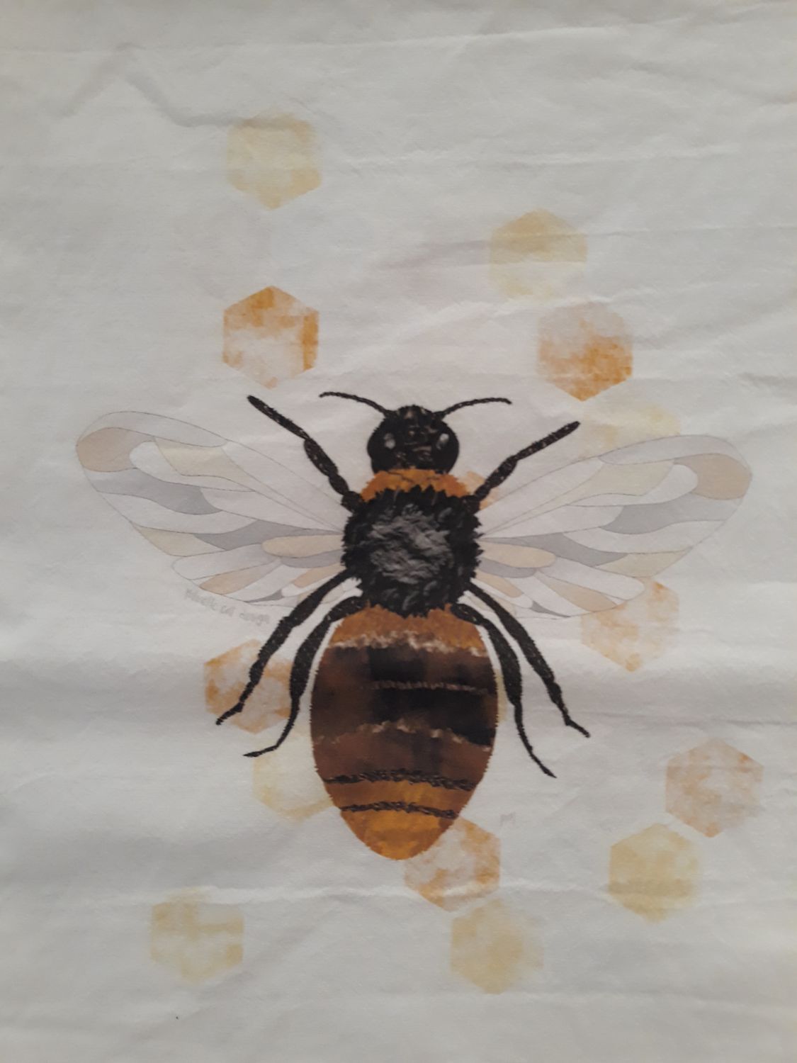 Flour Sack Towel, Design: Bee
