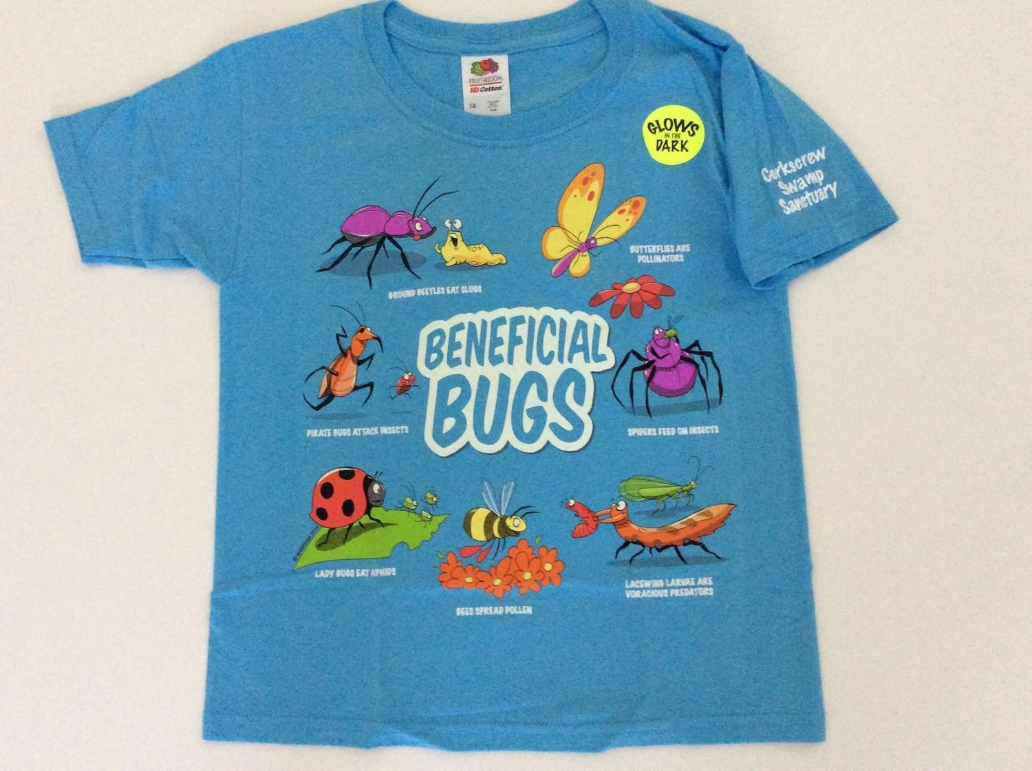 T-Shirt -  Youth Beneficial Bugs, Size: XS